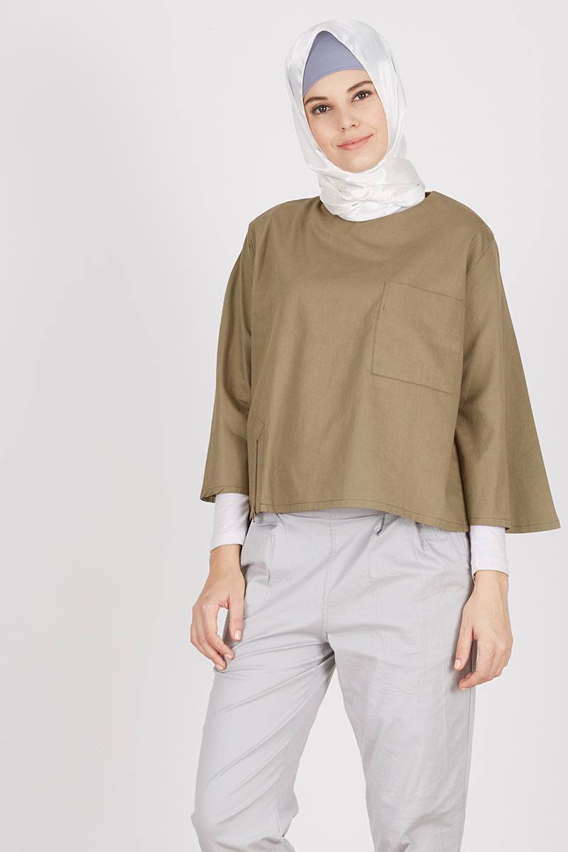 Mika Top Olive