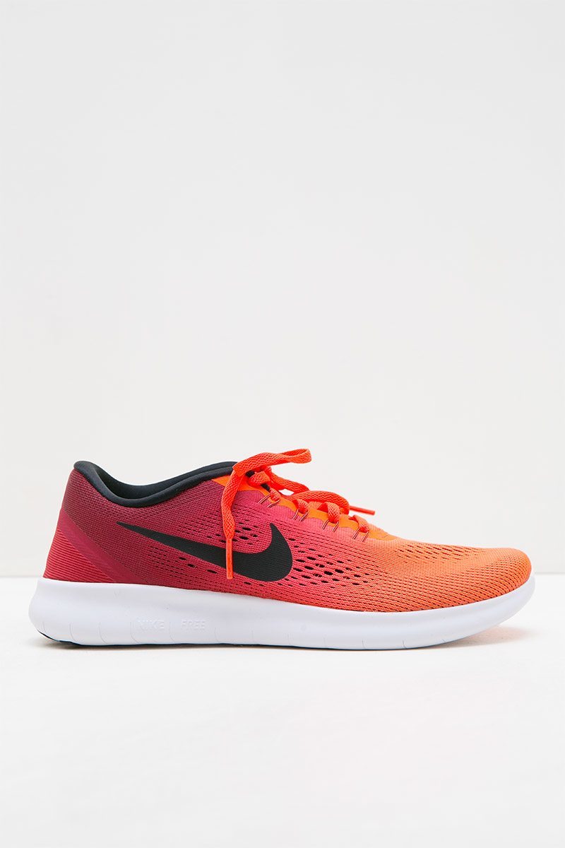 Womens Nike Free RN Running Shoe Red