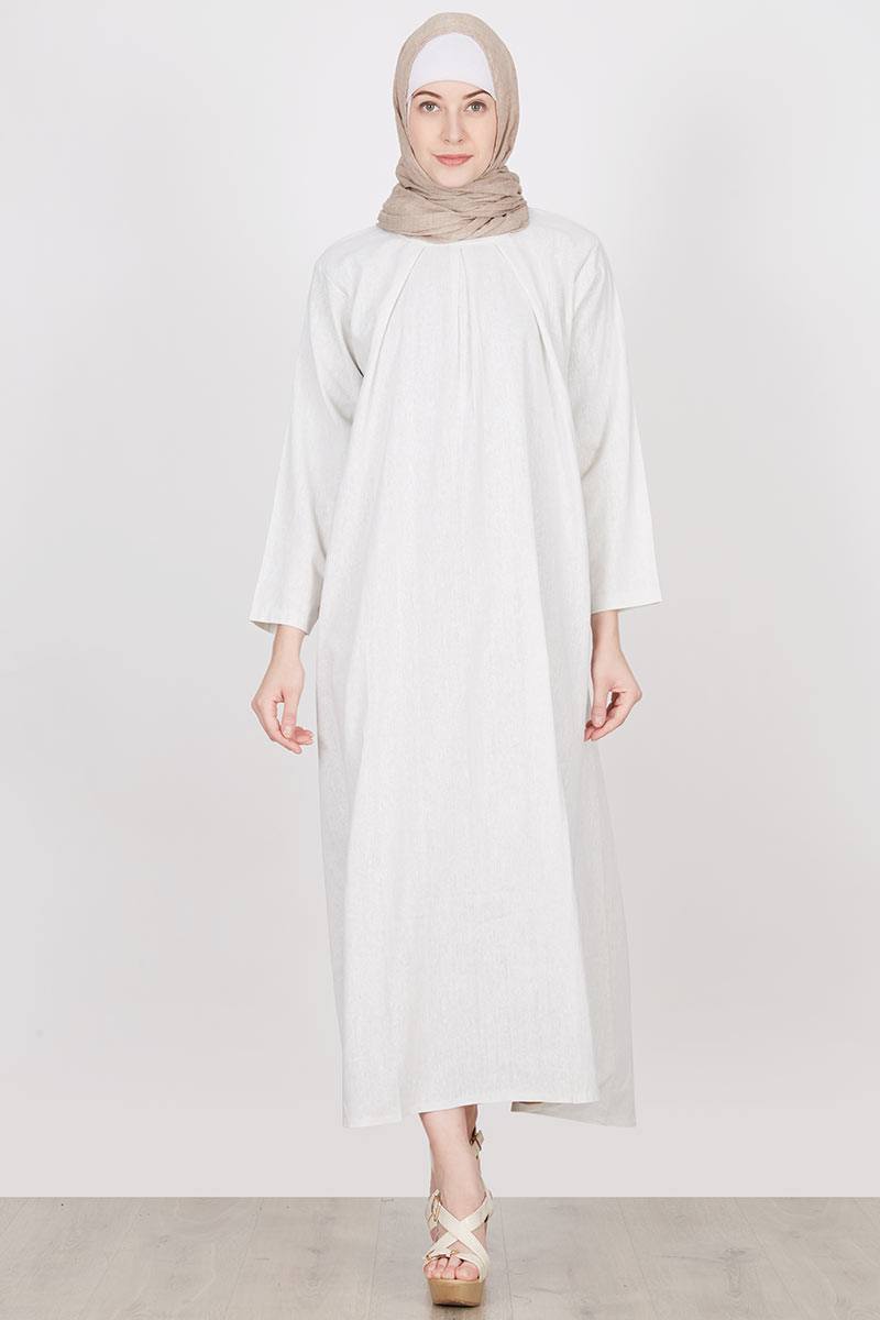 Linen Dress White