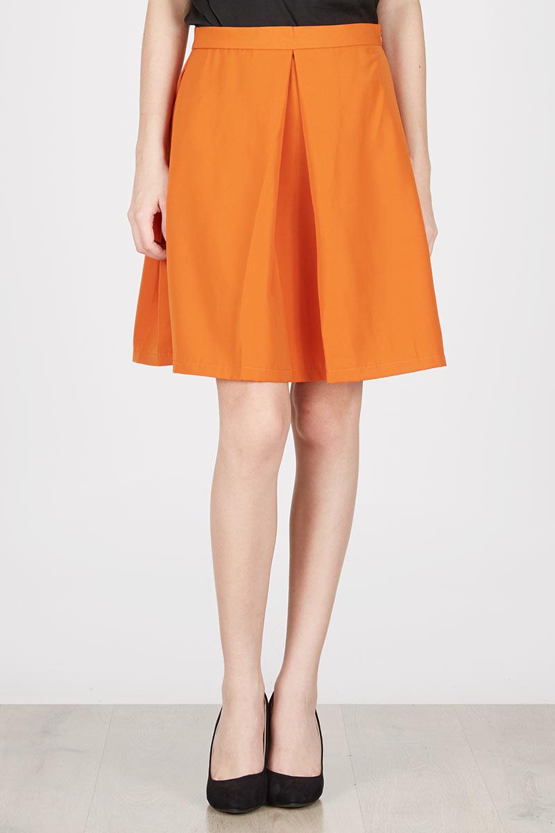 Geza Orange Skirt
