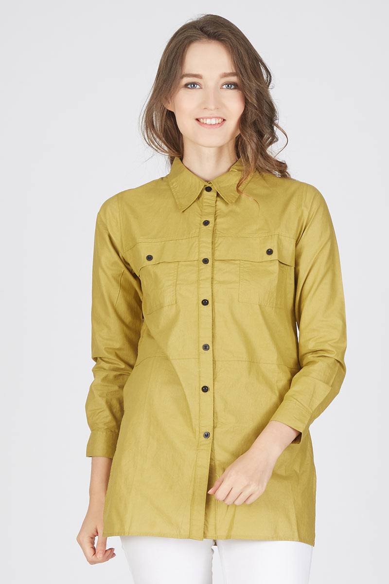 Flavia Lime Shirt Top