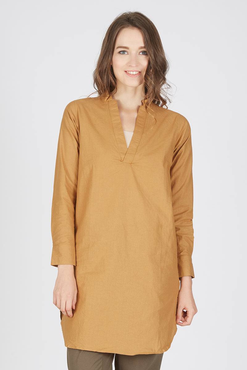 Fransisca Brown Tunic Dress