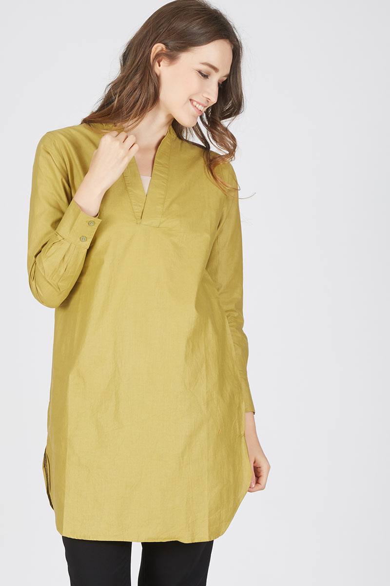 Fransisca Lime Tunic Dress