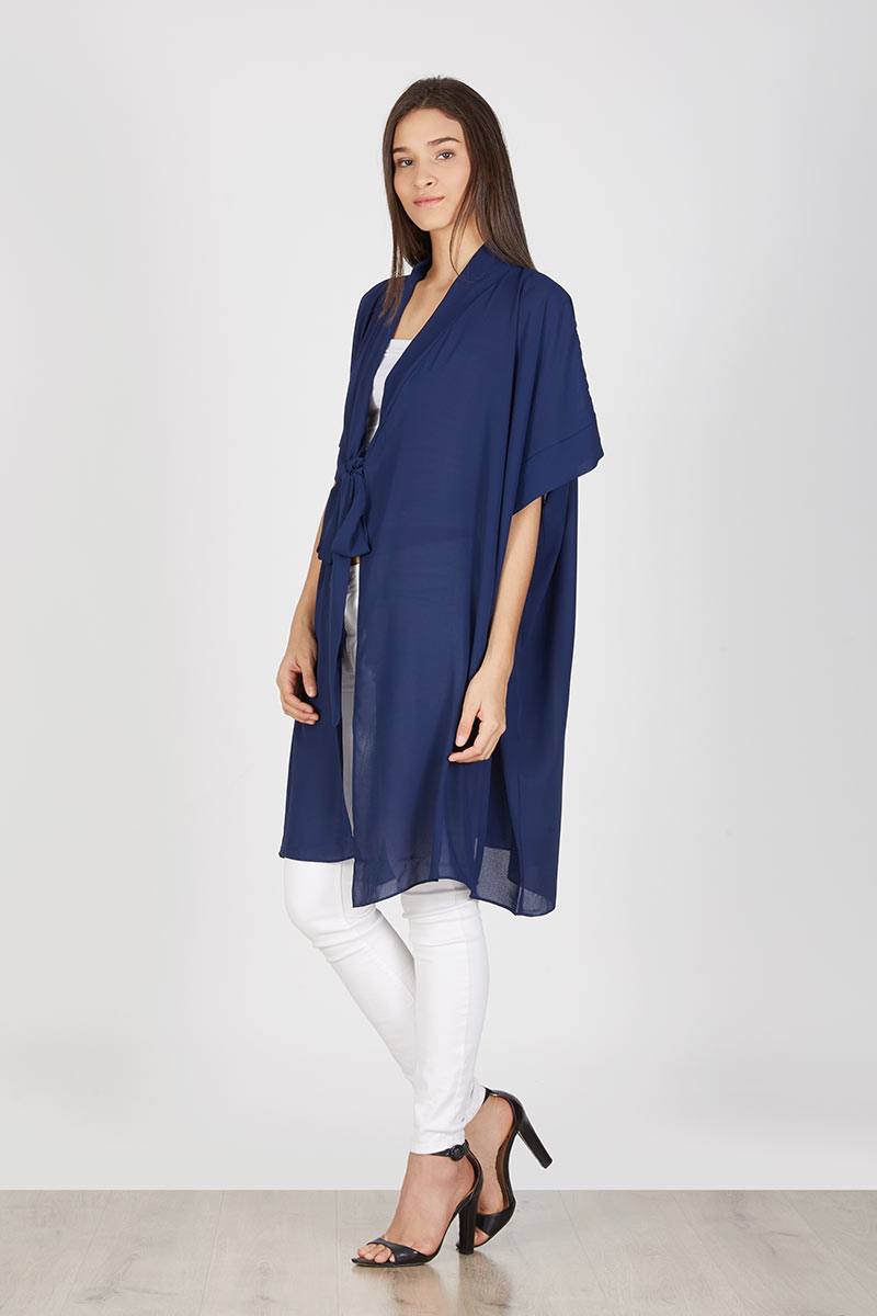 Hecan Navy Long Outer