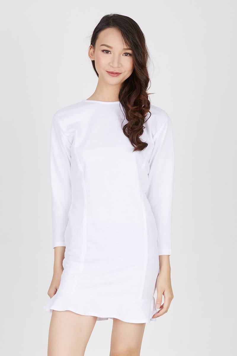 Helda White Dress