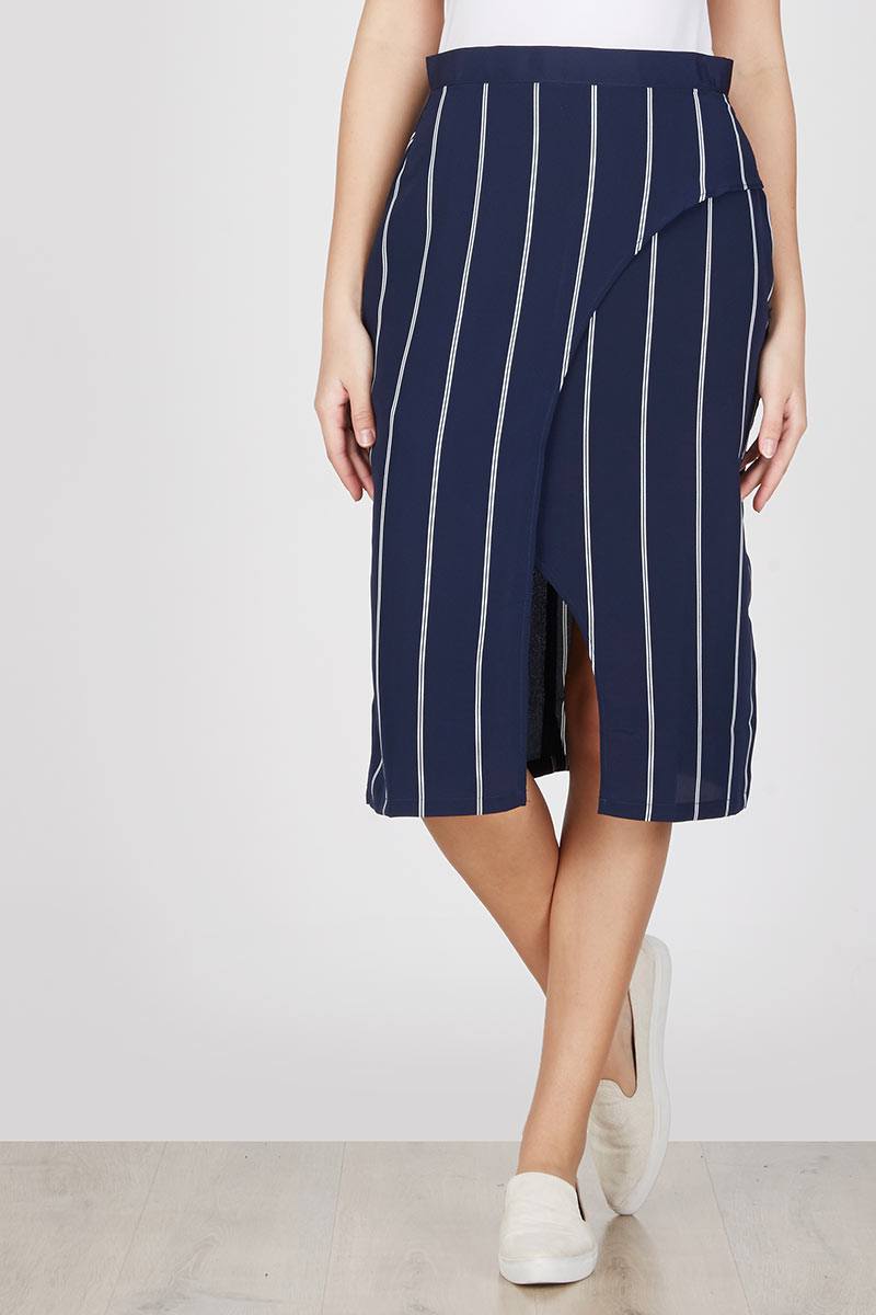Finn Blue Stripe Skirt
