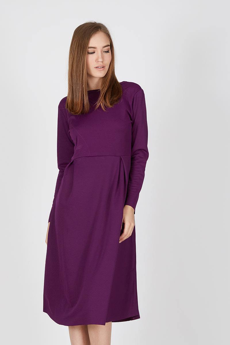 Gia Violet Knot Dress