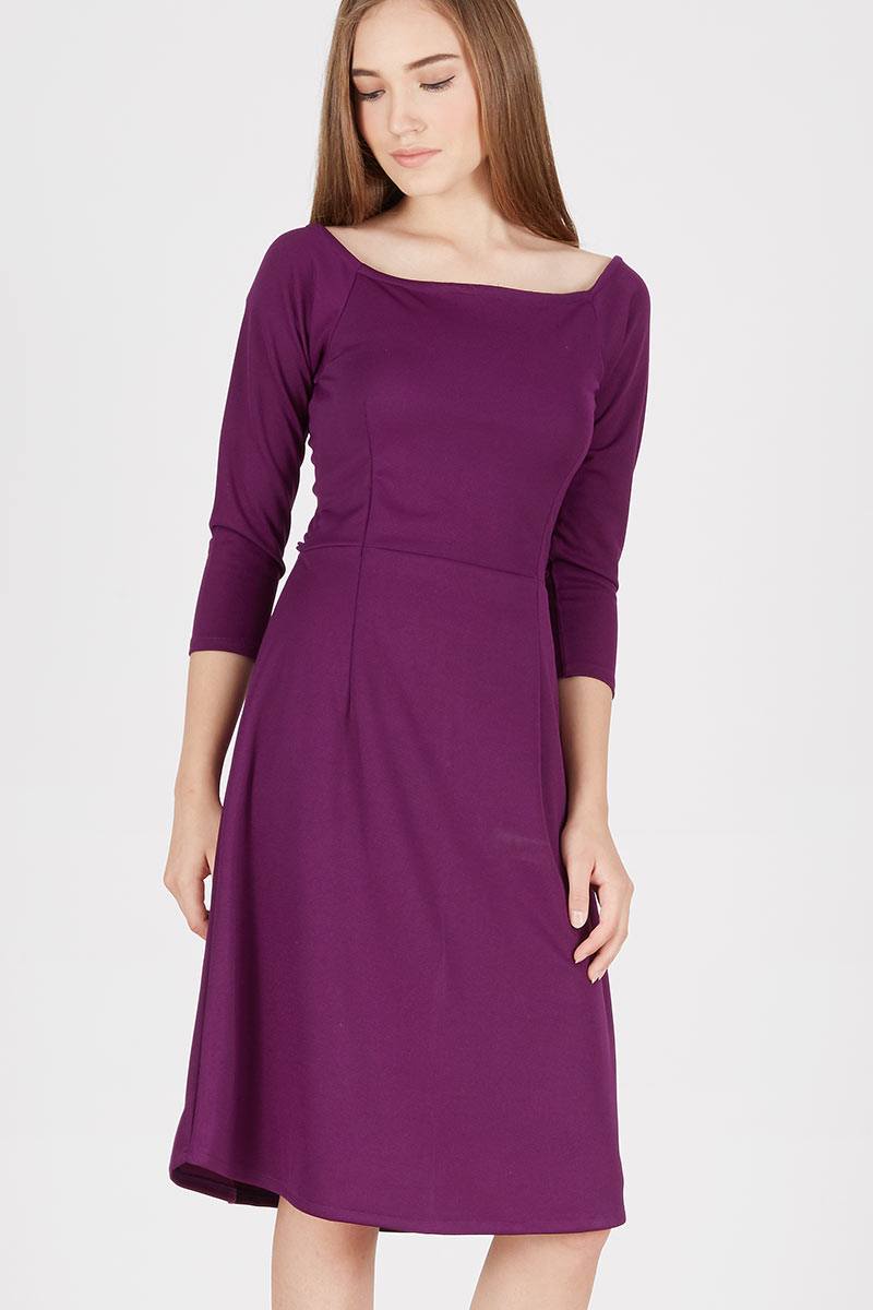 Gidie Violet Knot Dress