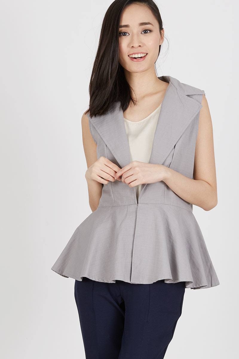 Gere Grey Lapel Outer
