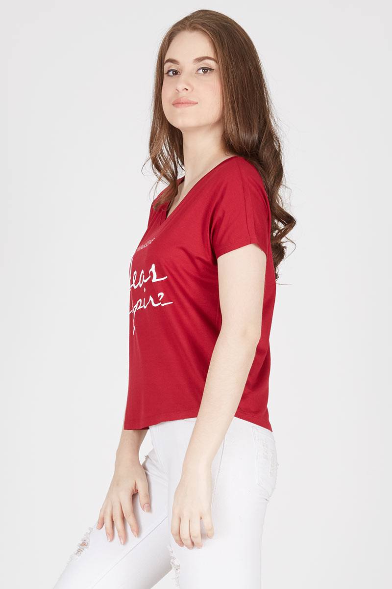 Aria Top In Red