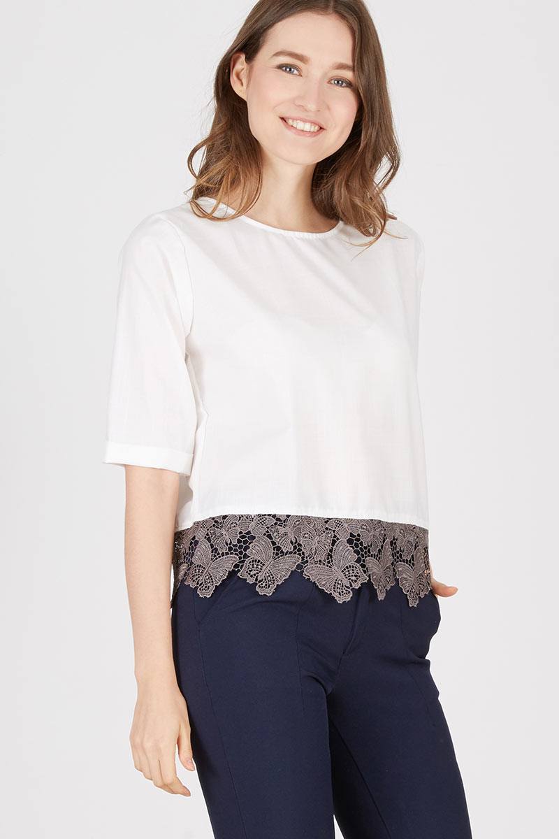 Butterfly Top White