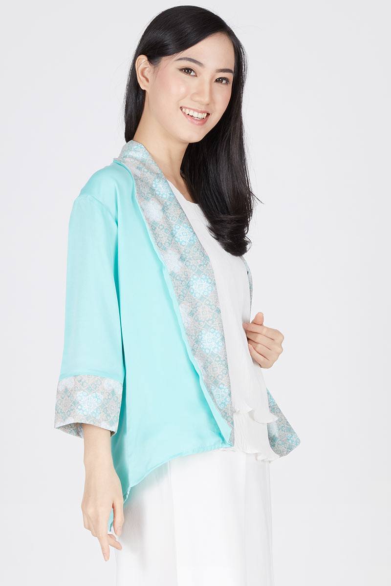 Pantone Doby Outerwear Turquoise