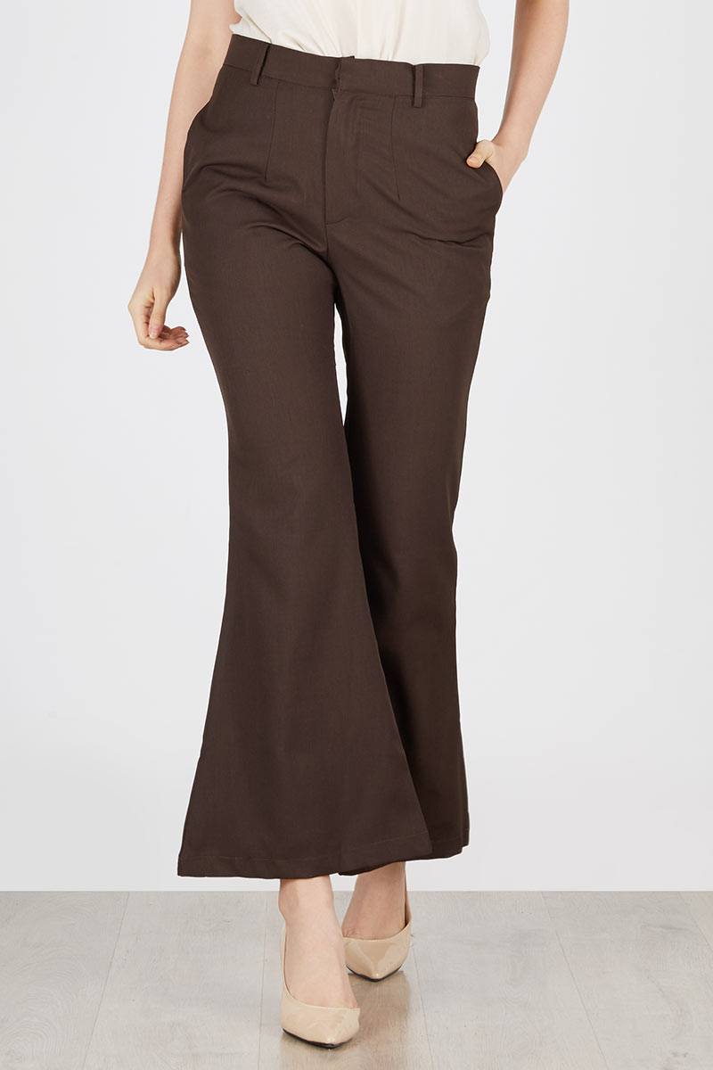 Holly Wide Pants Grey