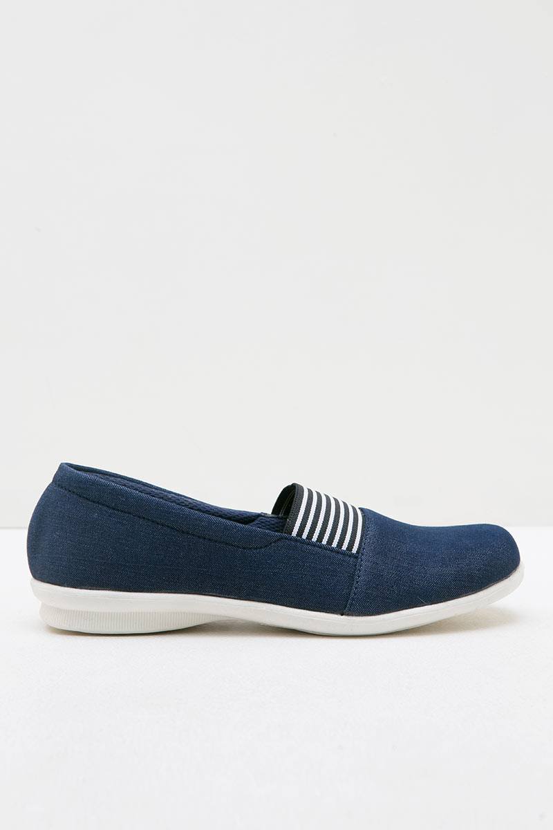 Women Canvas 43142 Casuals Shoes Navy