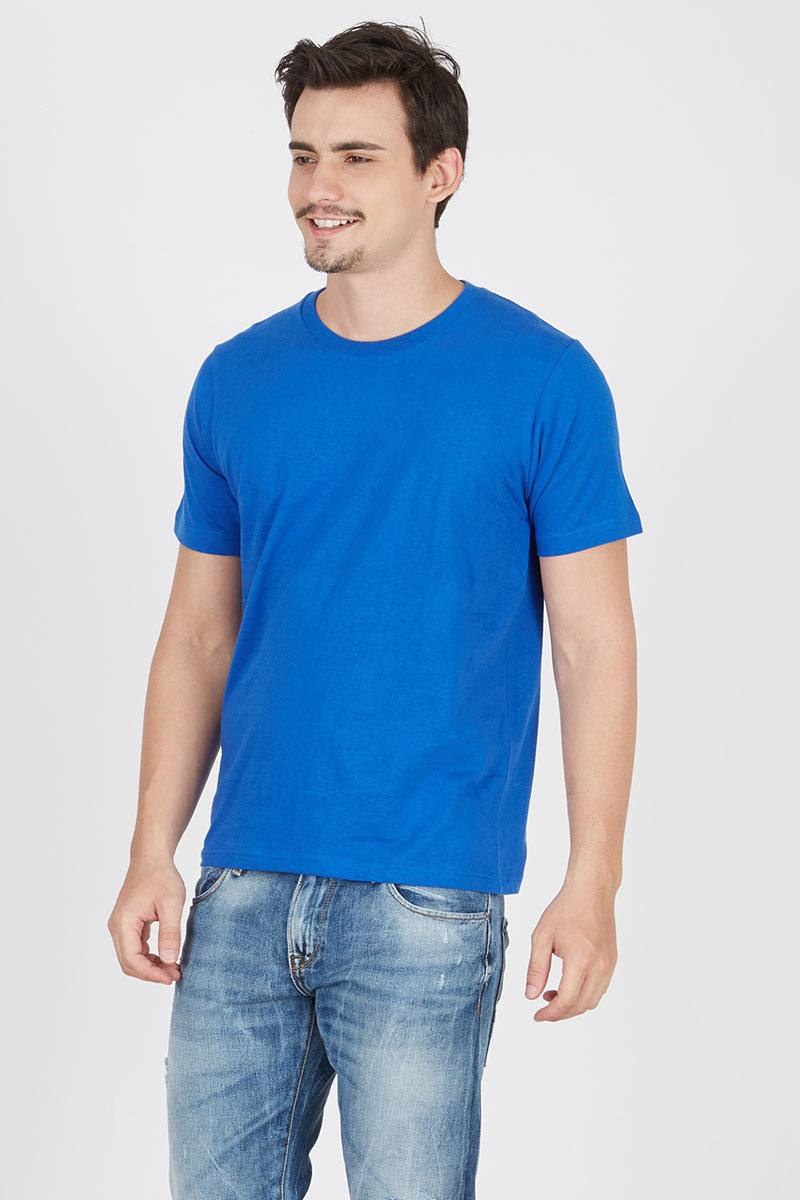 Men Aiden Basic T-shirt Blue