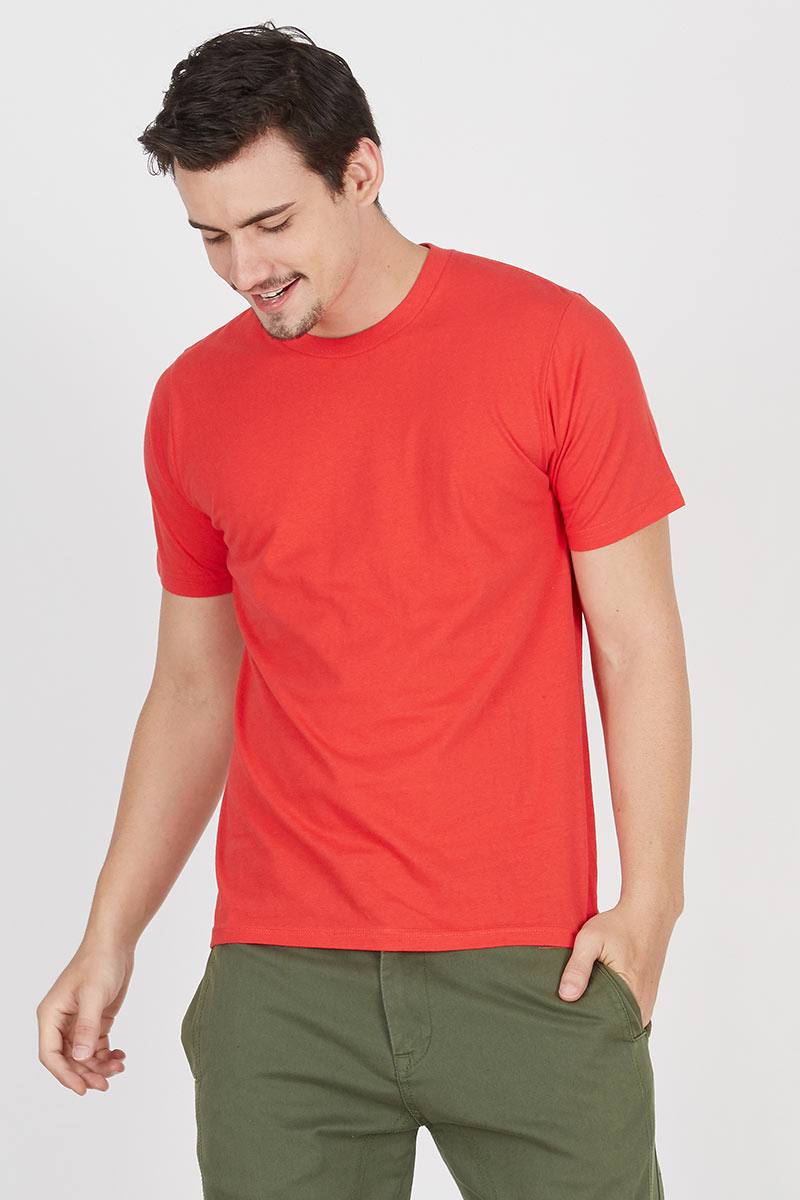 Men Aiden Basic T-Shirt Red