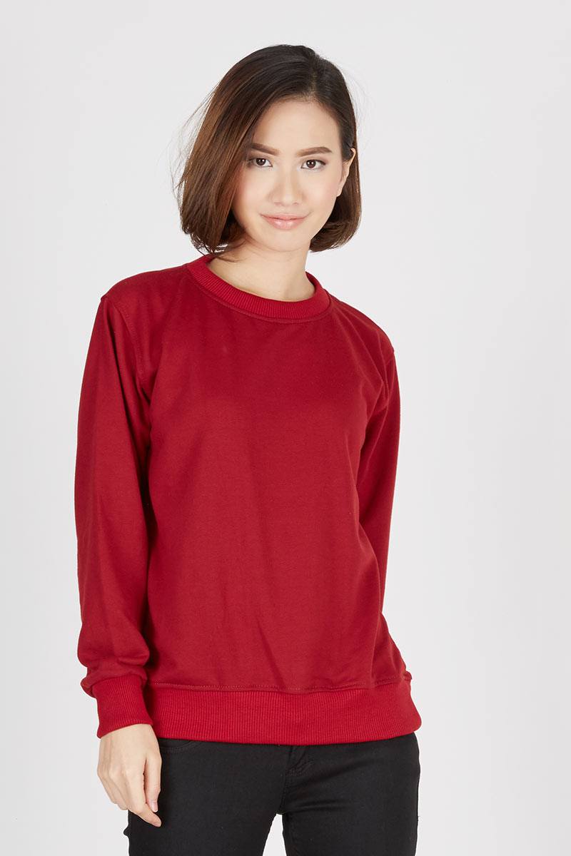 BASIC SWEATER IN RED