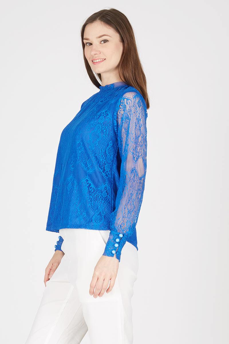 Haxary Blue Top