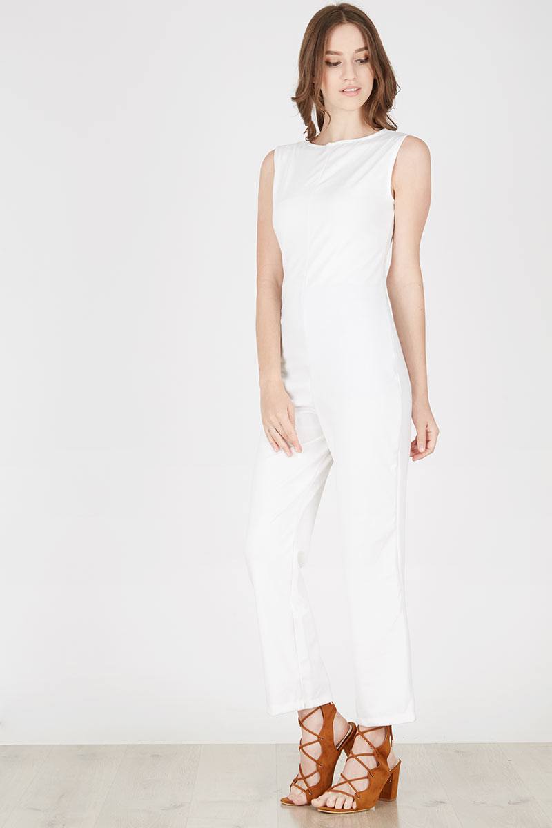 Avery Jumpsuit White