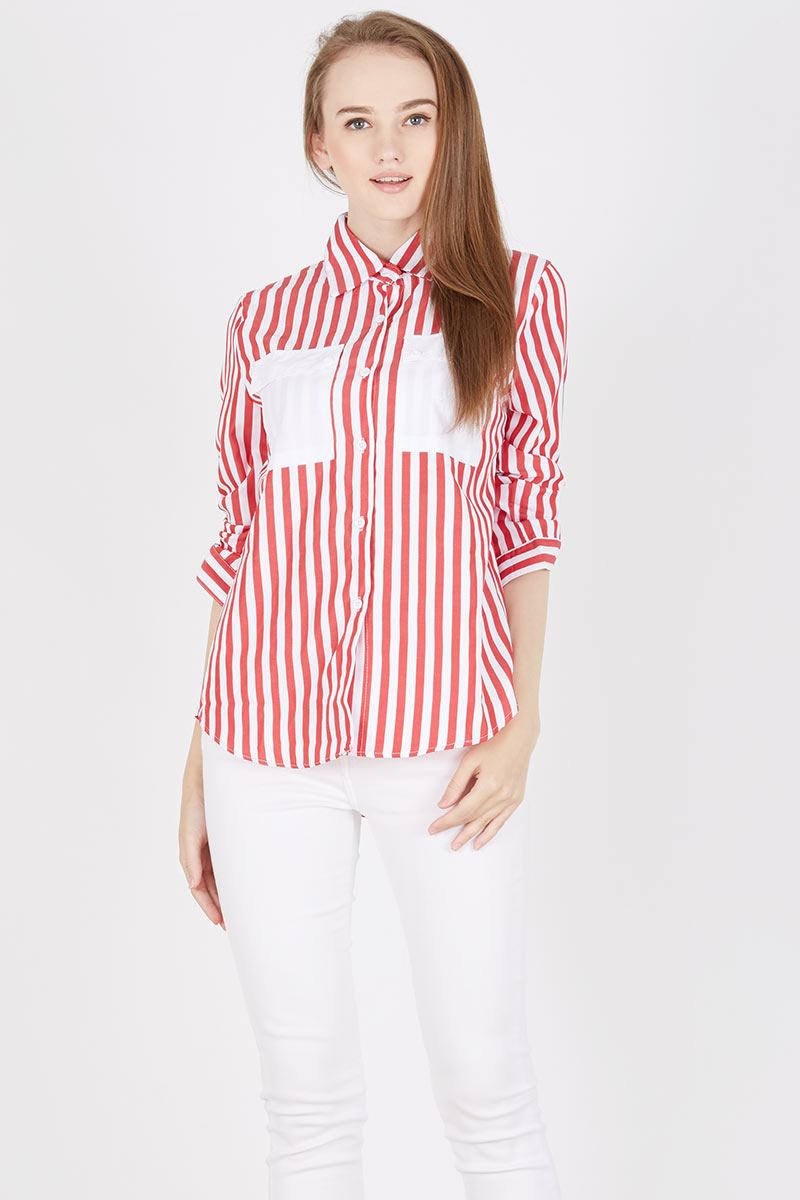 Olaf Top B16046 In Red