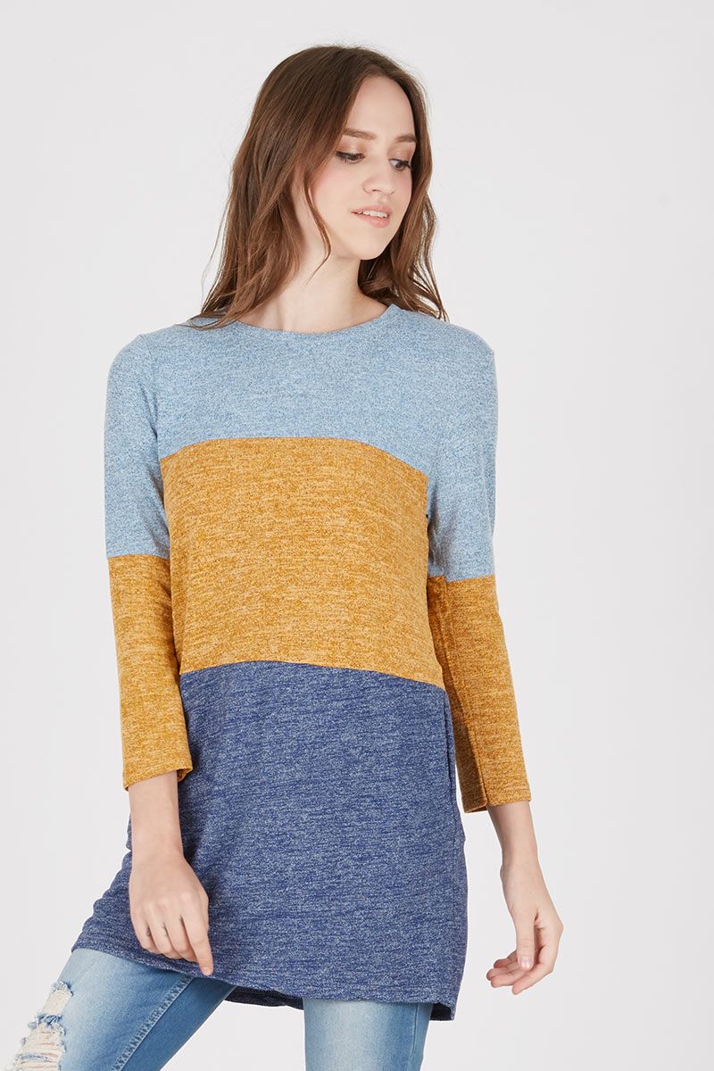 Stripe Sweater Yellow