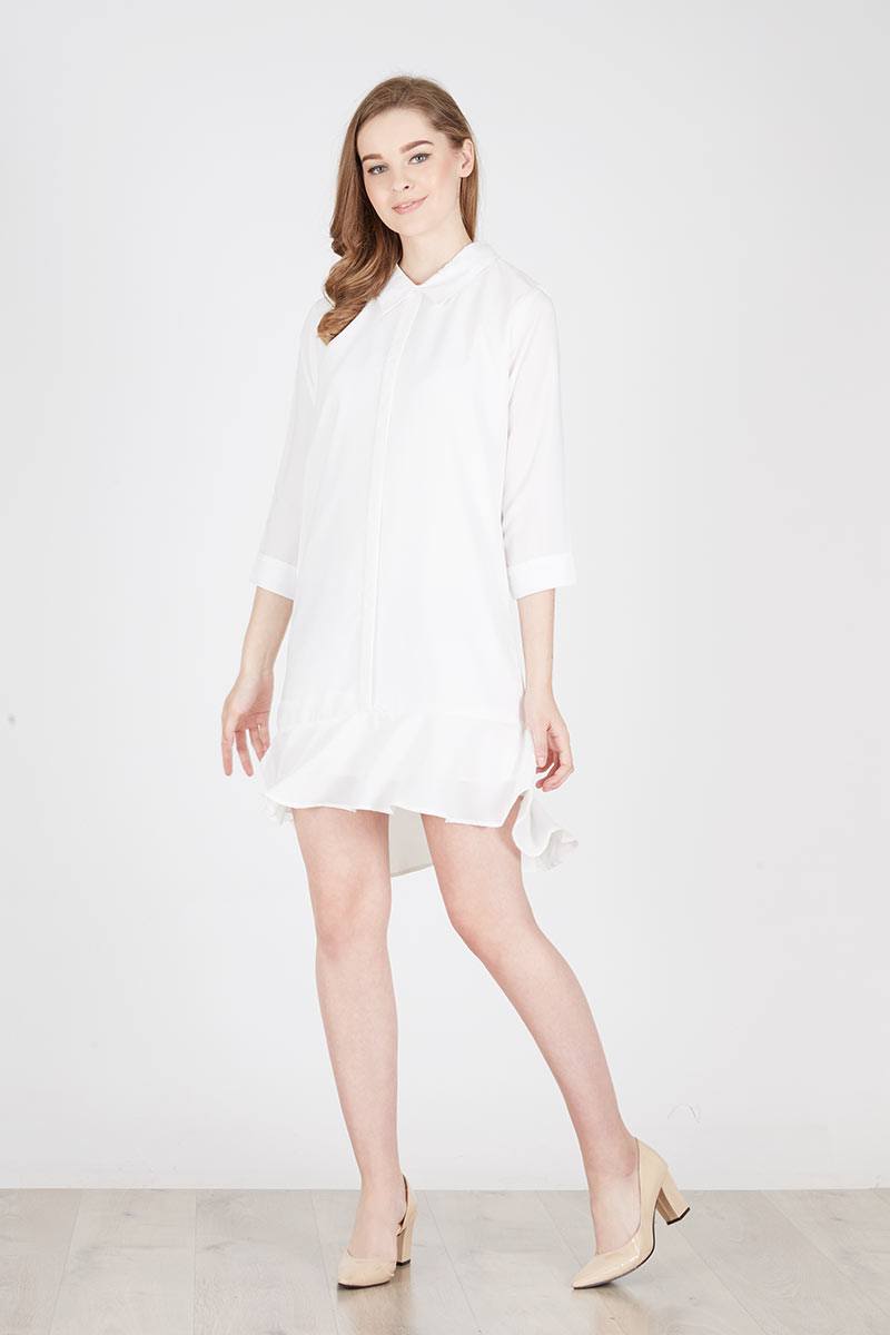 Picnic Dress White H15J 009WH