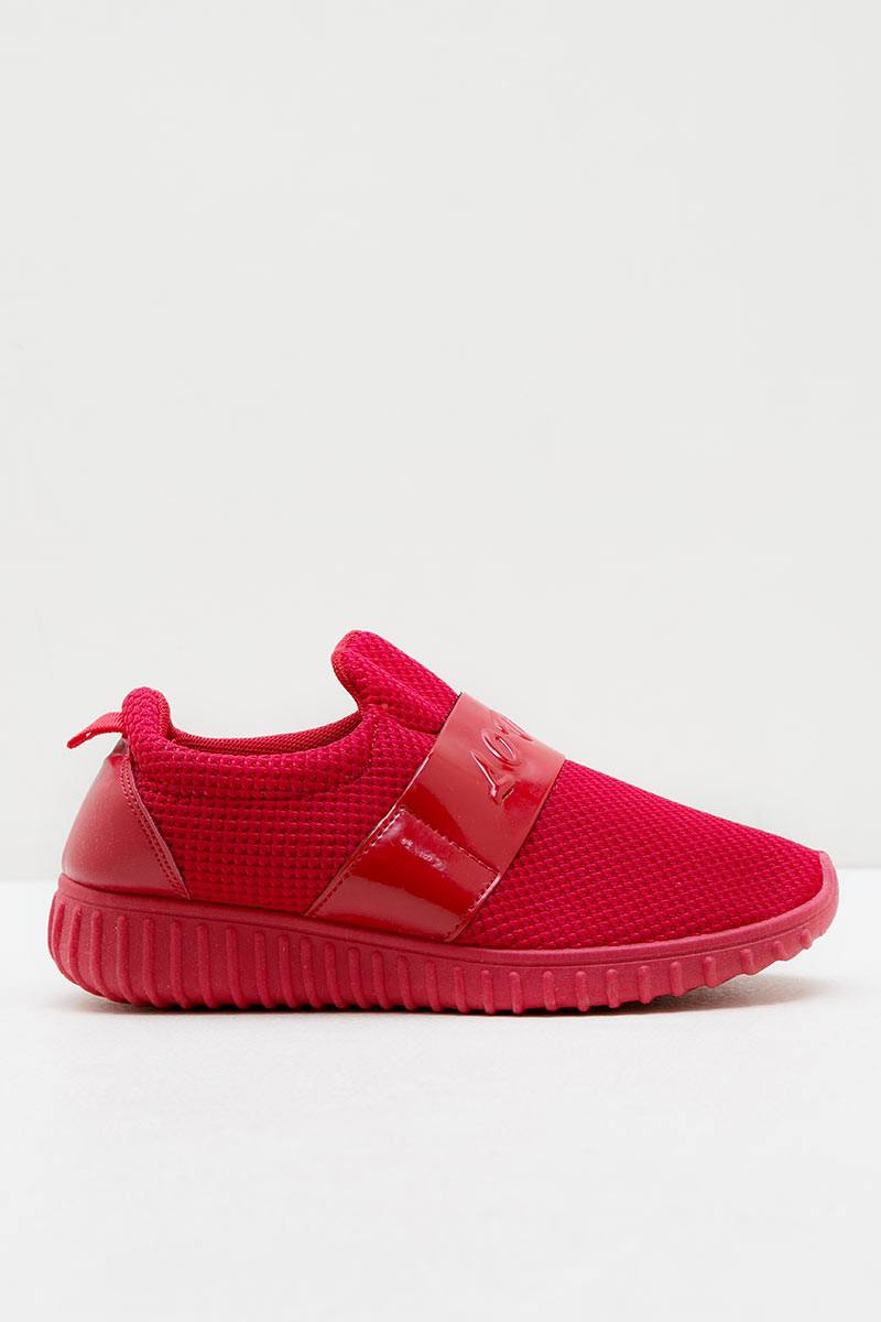 Women Leather 43175 Sneaker Red