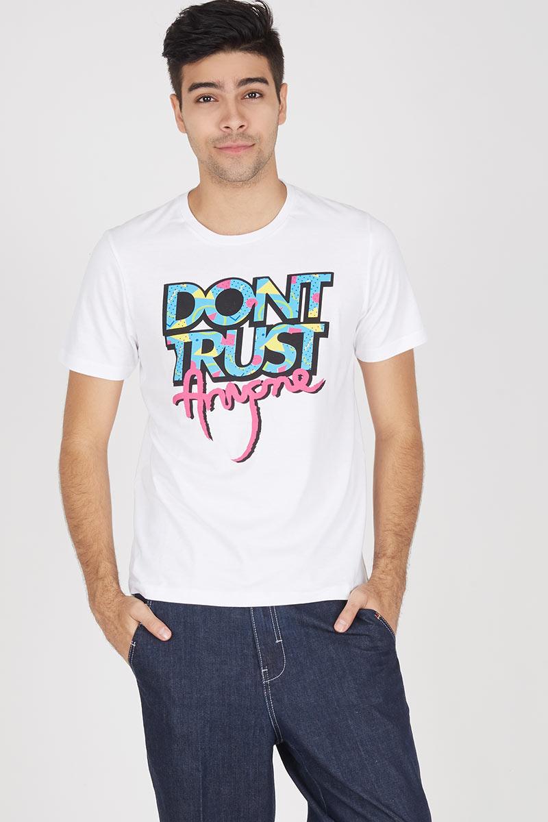 Men T-Shirt Dont Trust White