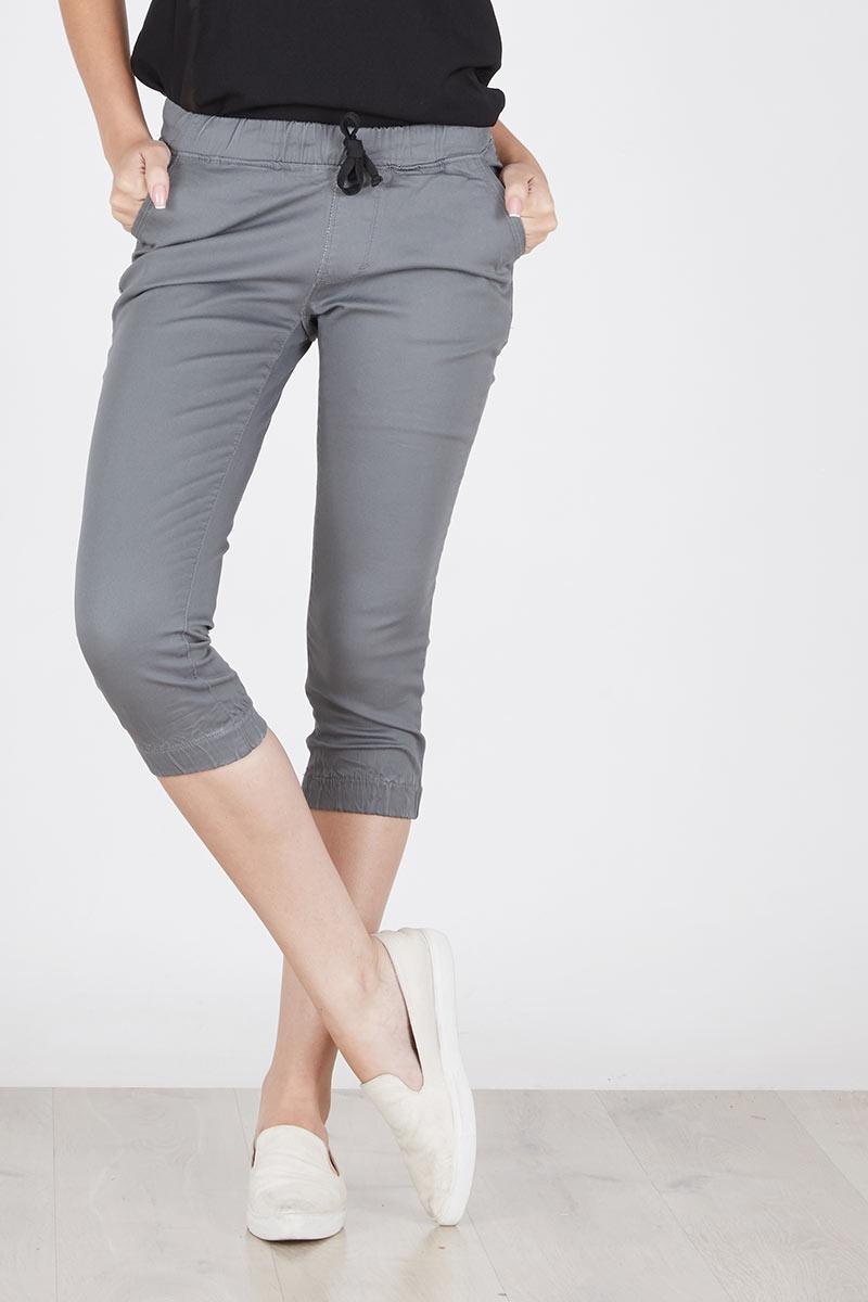 Dline Crop Jeans Twill Mid grey