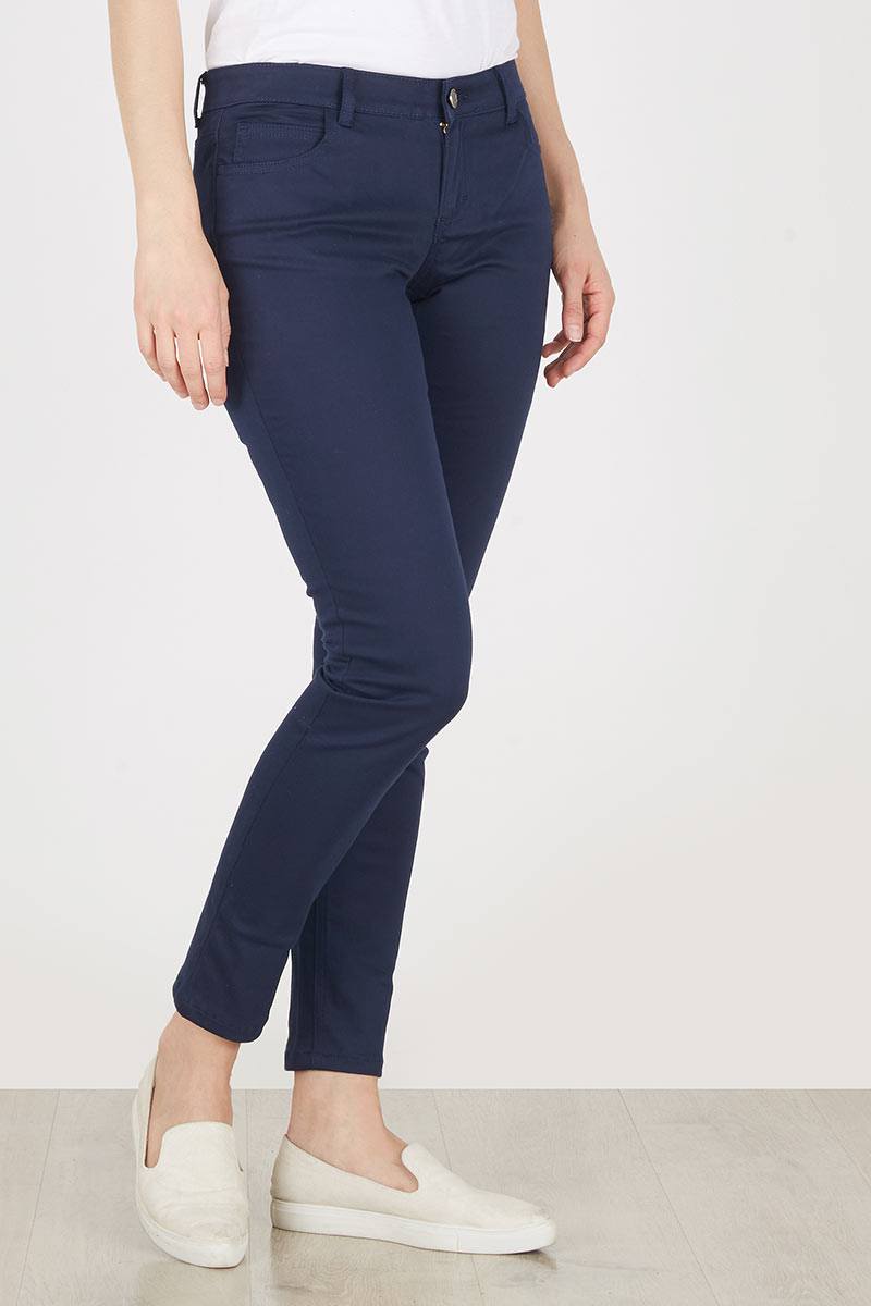 Levina Long Pants A17A05 C74 In Navy