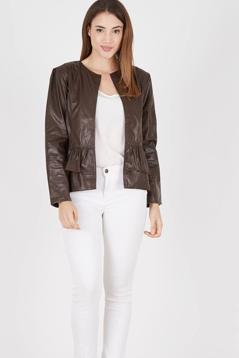 Faux Leather Outer