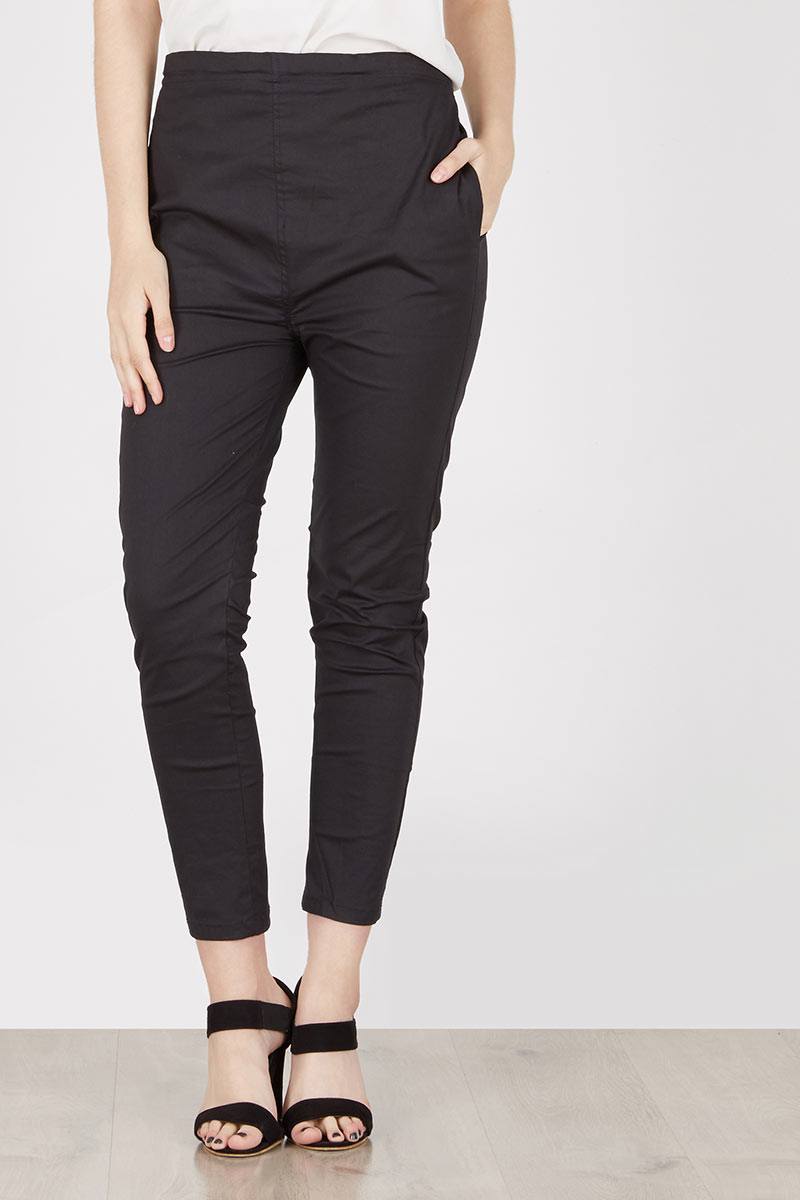 Cotton Strech pants black