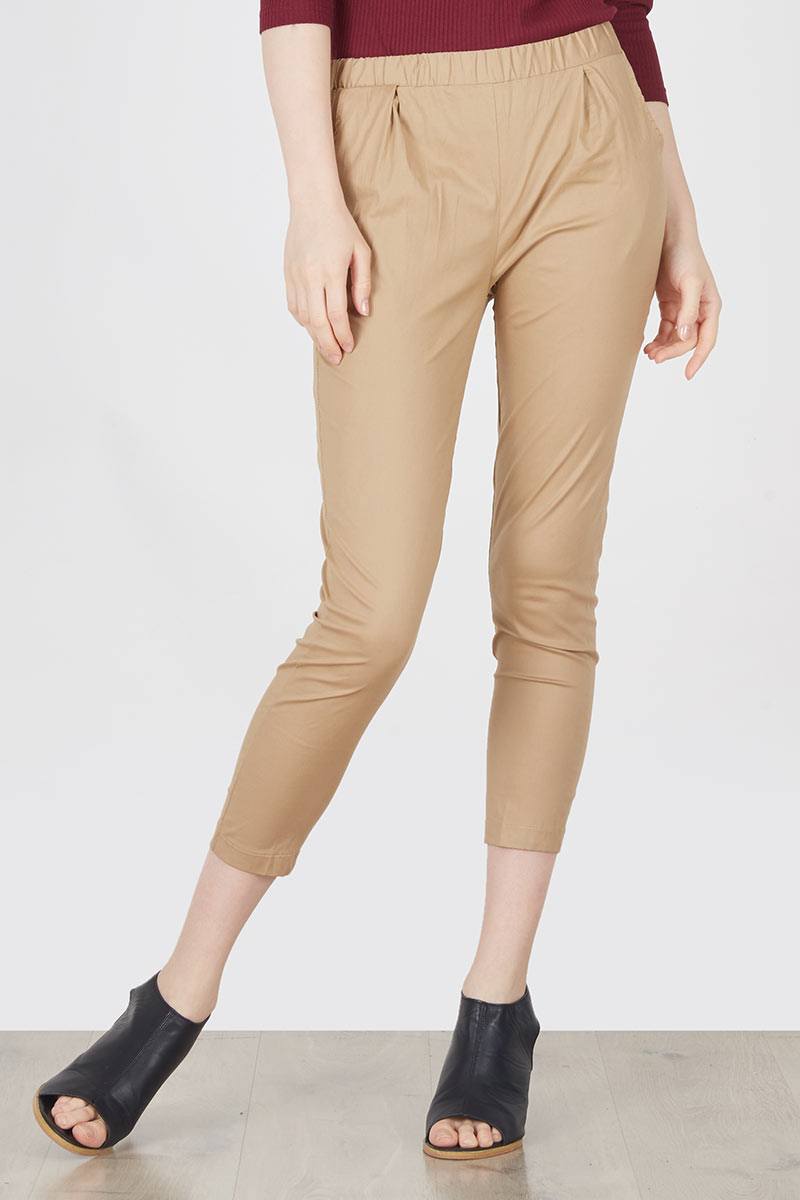 Honey Stretch Pants in Brown
