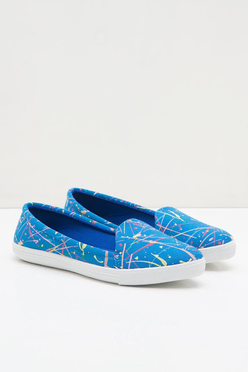 Women Canvas 43167 Casual Shoes Navy