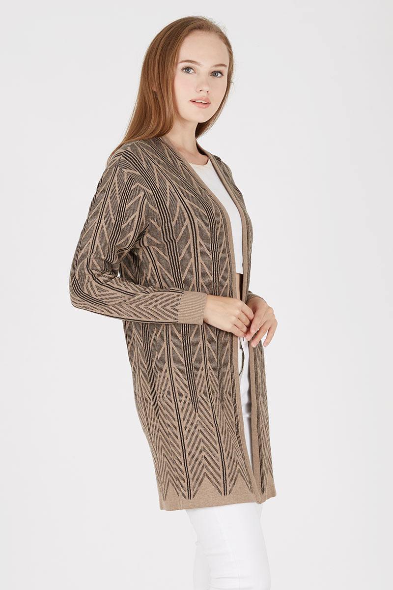Shades Of Pines Cardigan in Mocca