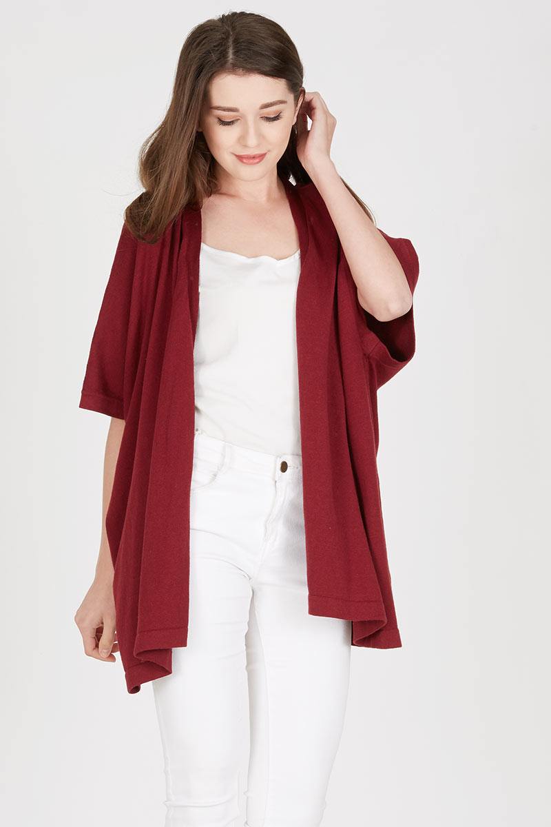 GISELA OUTER MAROON RED