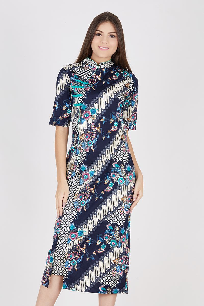 Long Dress Batik In TOSCA