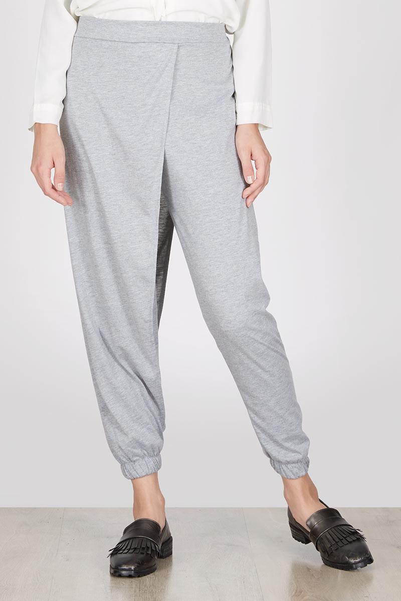 Humaira Slip-slap Pants Light Grey