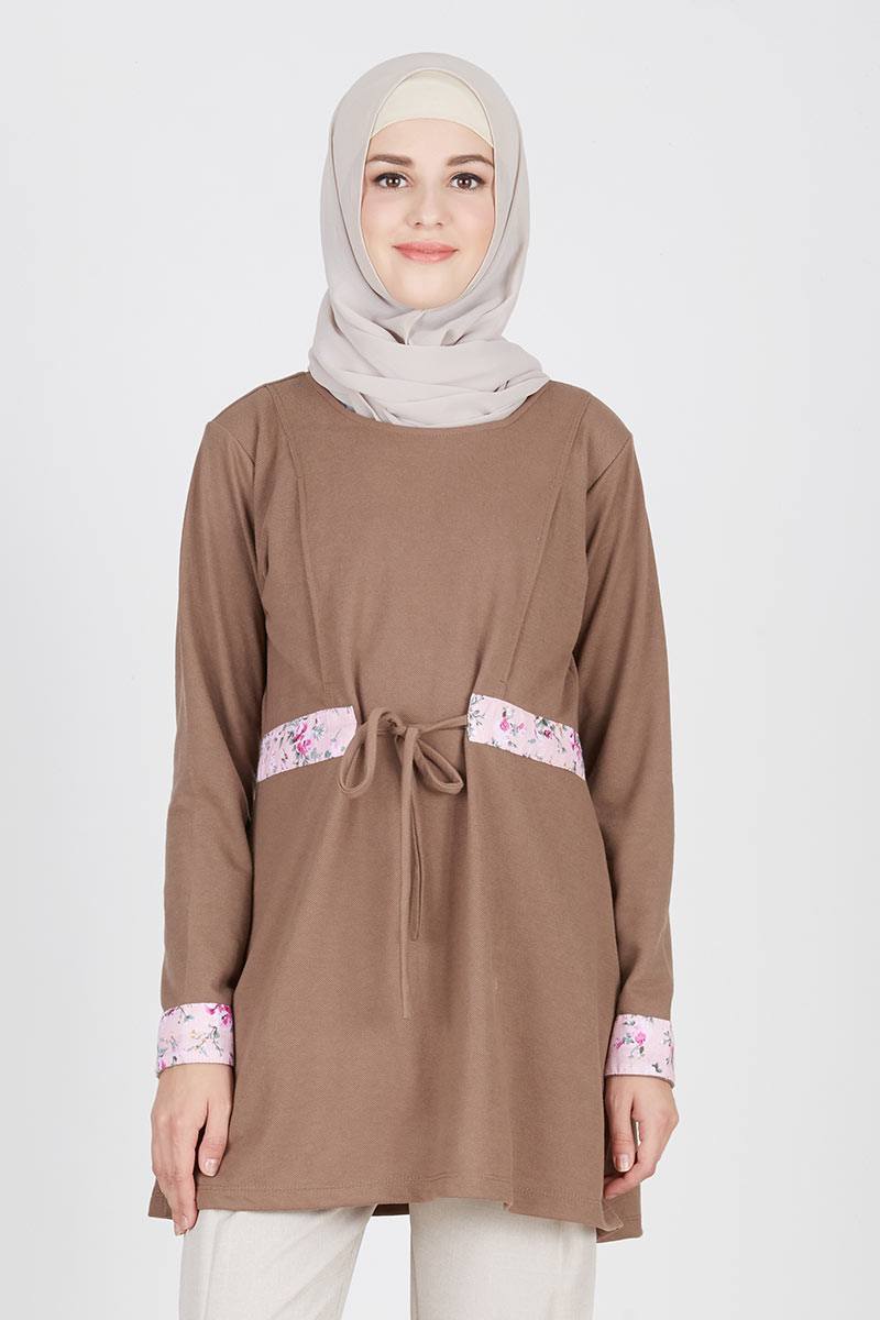 Nahda Batik Rope Nursing Wear Brown