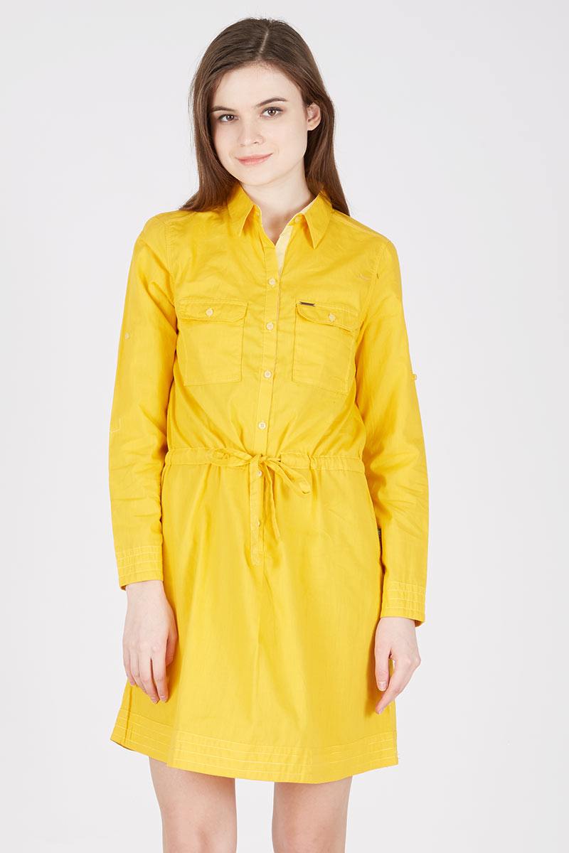 ABIGAIL Shirt Dress Yellow 312781 005 02
