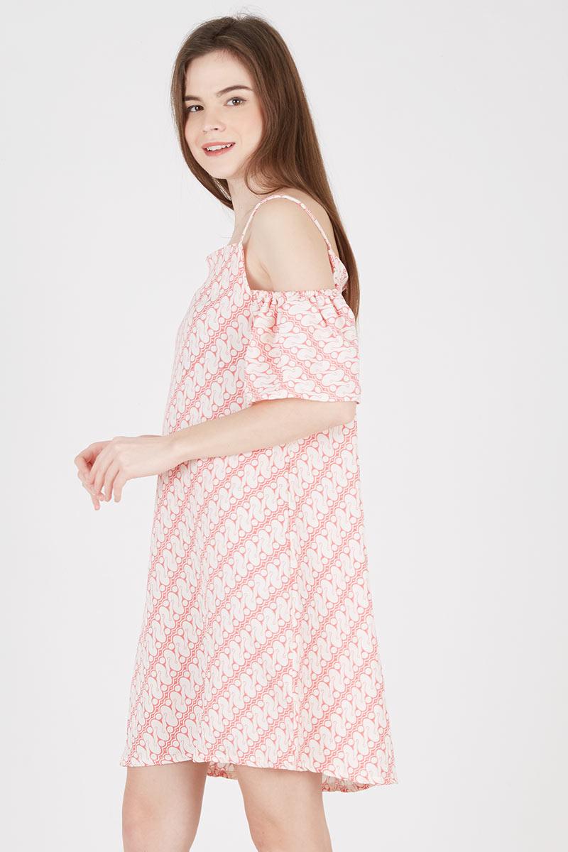 Volare Ethnic Dress In Pink