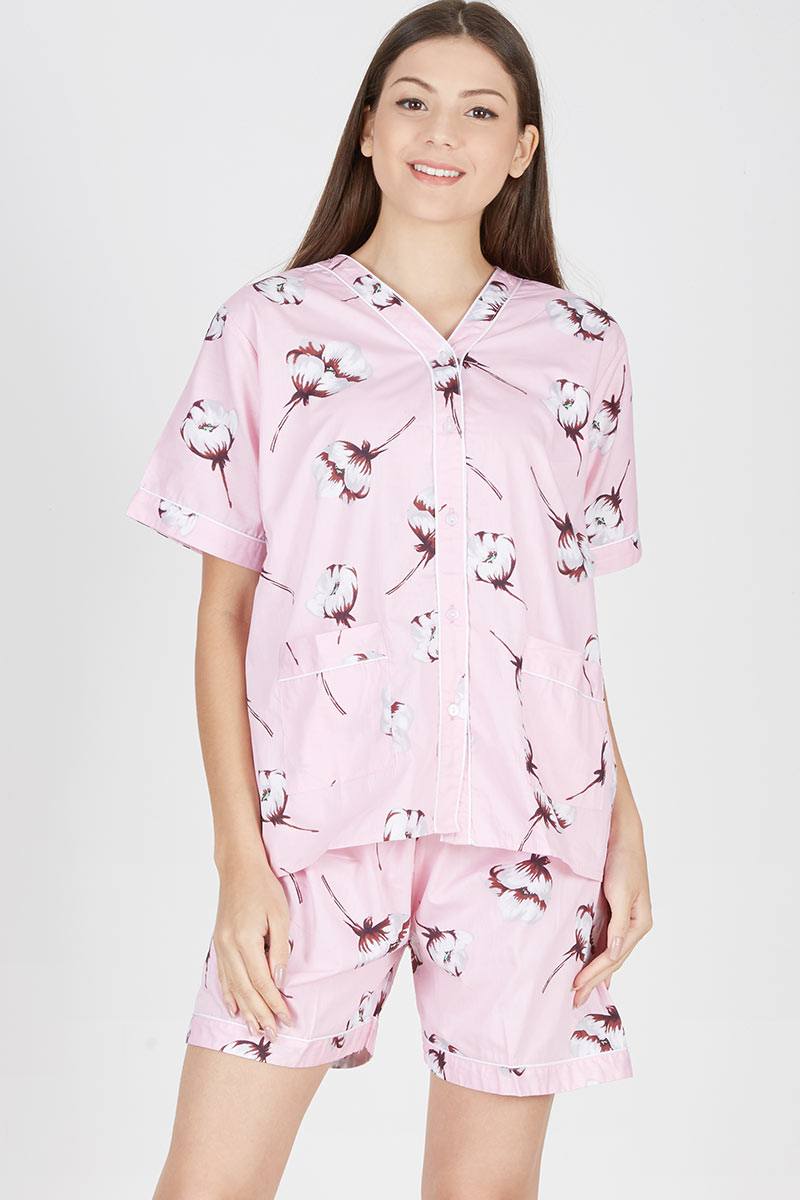 Vianney Short Pajamas In Pink