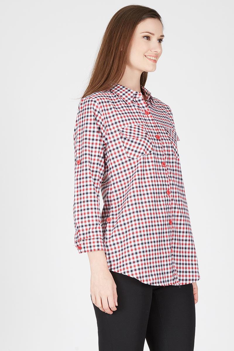Ives Blouse in Red