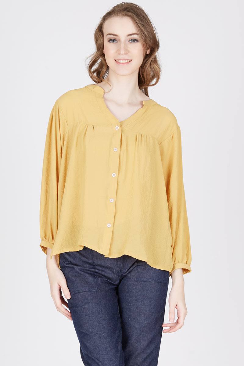 Nana Blouse Saffron Yellow