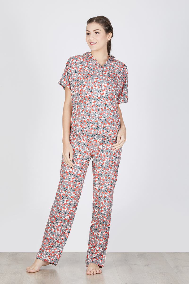 Loly Pajamas Cherry Grey