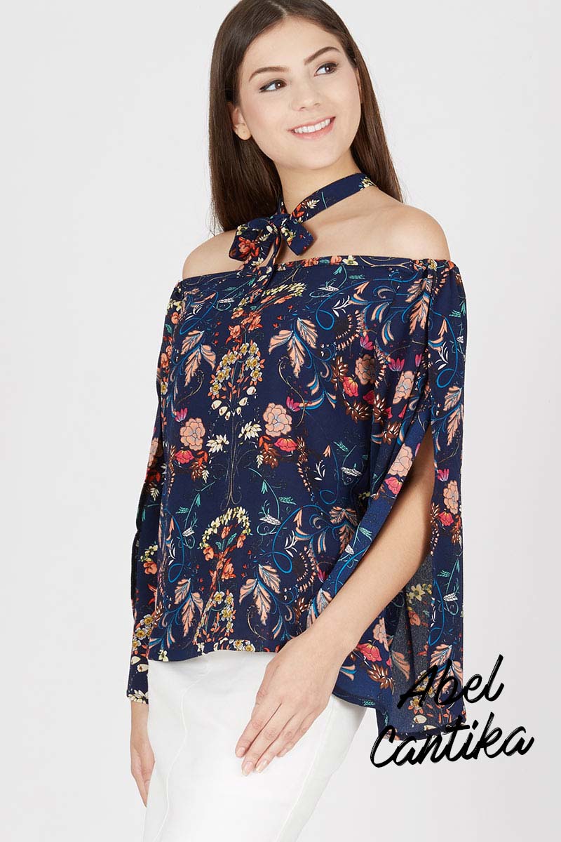 Molina Tulip Sleeve Blue