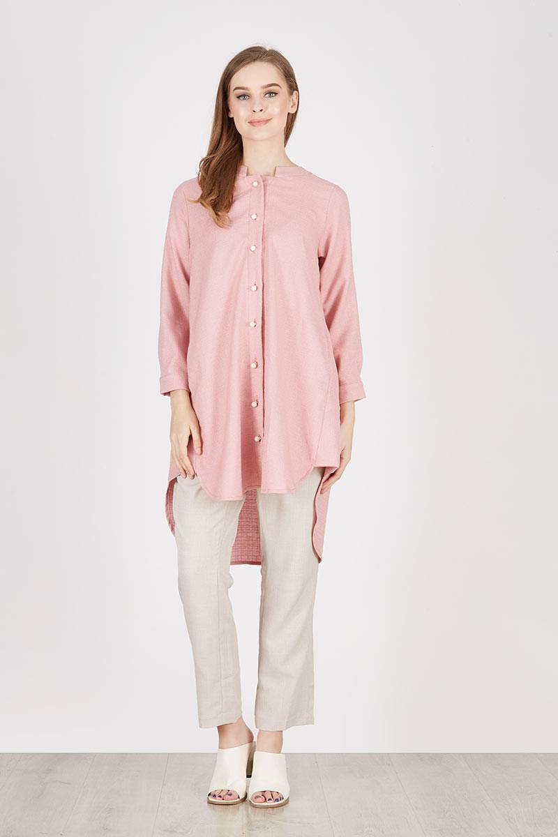 PEARL OVERSIZE COTTON TUNIC IN SALEM