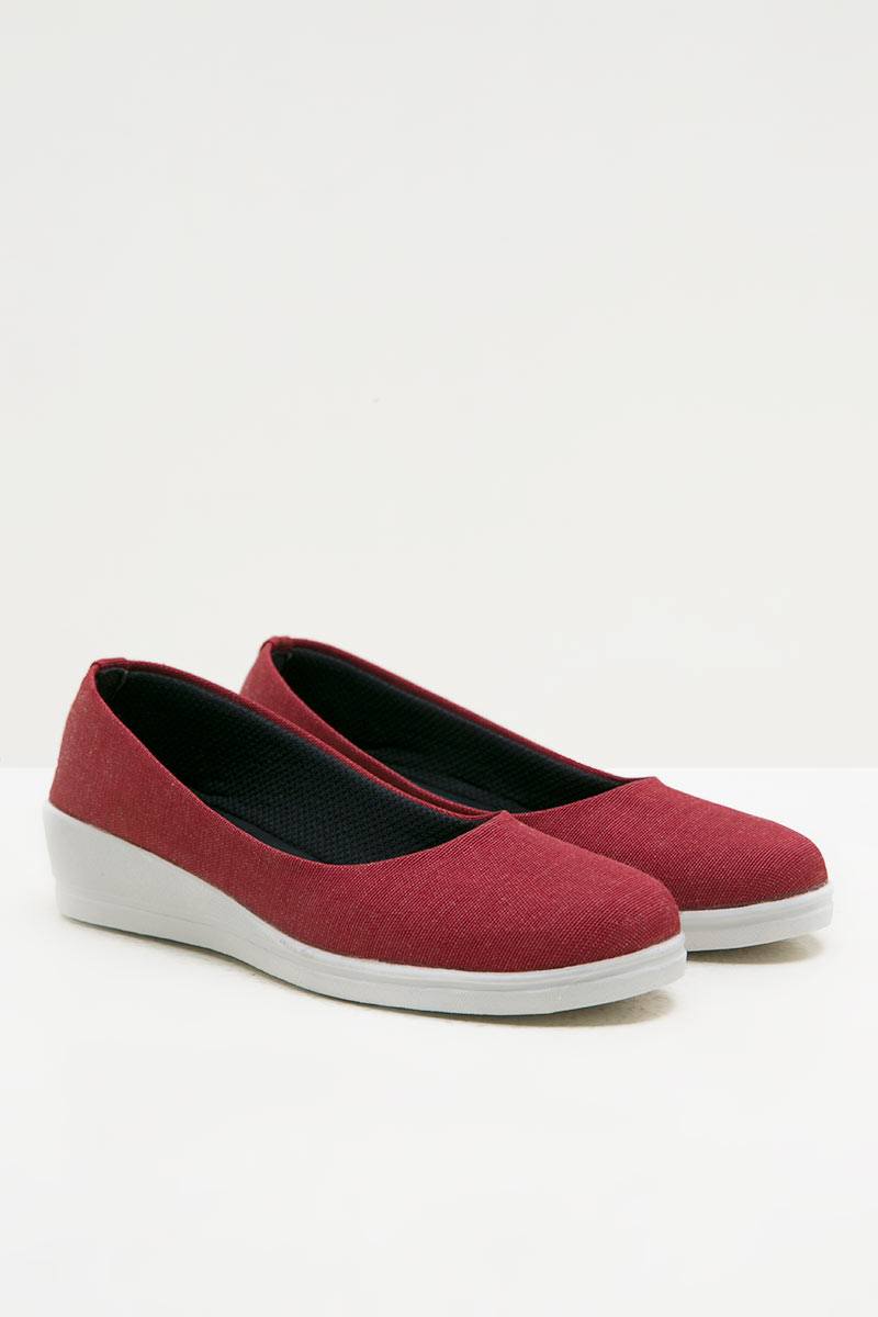 Women Denim 43110 Casual Shoes Red