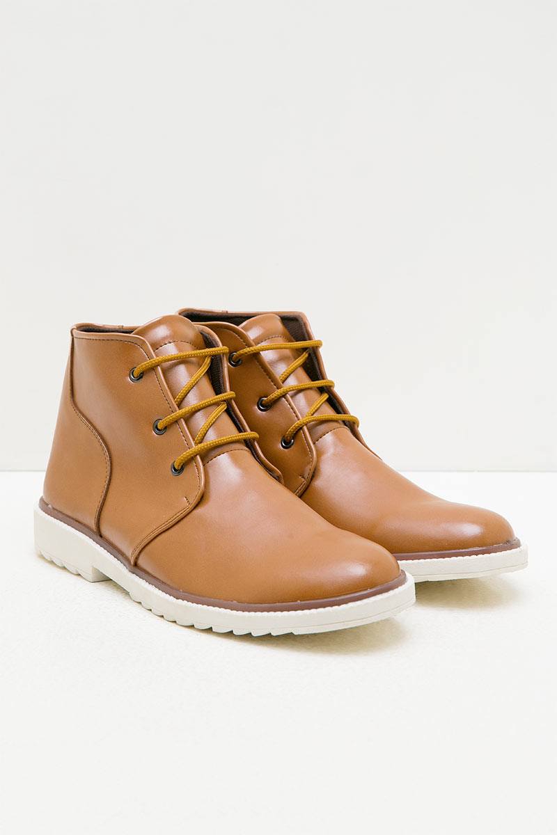 Men Boots 1041 Leather Tan