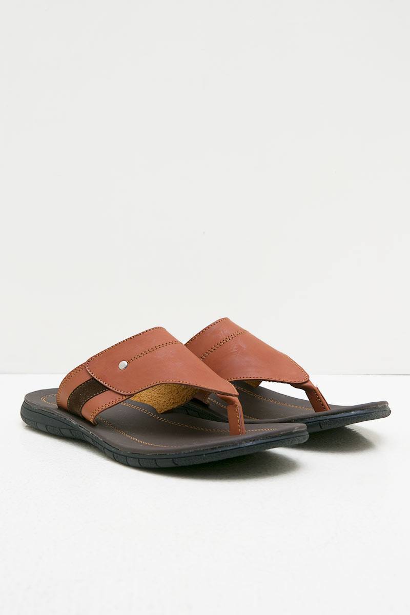 Men Sandals 17193 Leather Tan